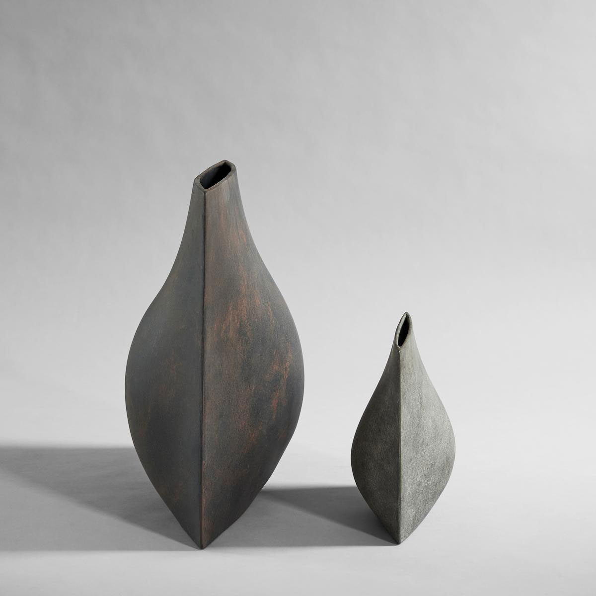 Two 101 Copenhagen Origami Vases