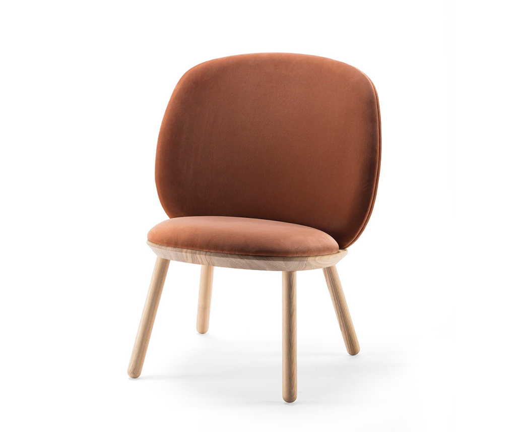 Emko Naïve Low Chair Terracotta